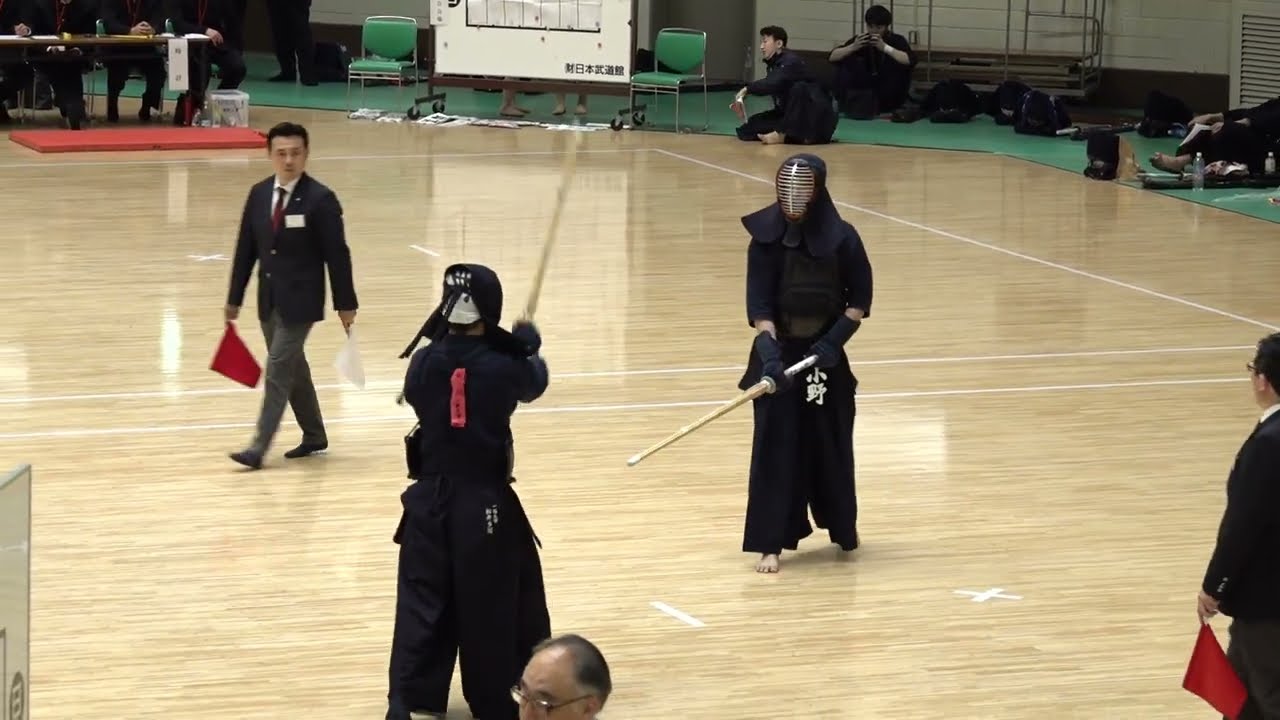 【4回戦】松井多聞（一橋大）×小野洋介（中央大）【第69回関東学生剣道選手権大会】令和5年2023年5月14（日）日本武道館【#056】