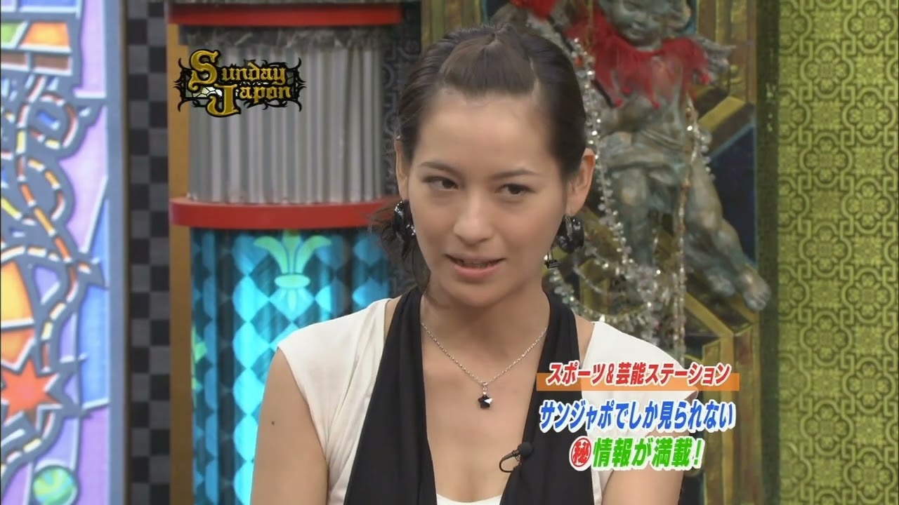 お宝 青木裕子 サンデー・ジャポン 2008 08 03 退社騒動謝罪 胸ちら