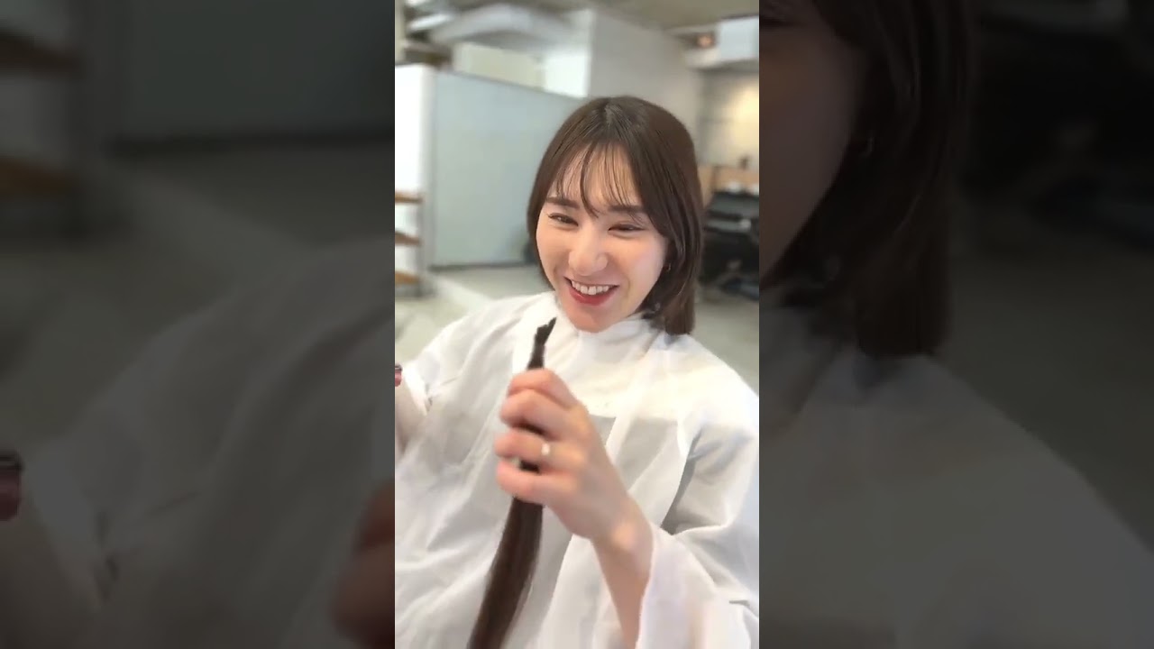 【白井ゆかり】髪をさっぱり短くしました💇🏻‍♀️ 今日は誕生日です😊