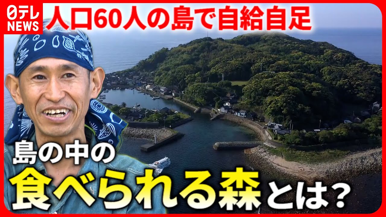 【自然】人口60人の島の”食べられる森” 植樹する男性の思い  　徳島　NNNセレクション