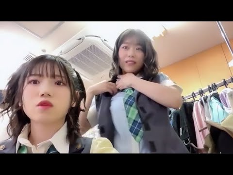 配信中に生着替えして同期に止められる篠崎彩奈