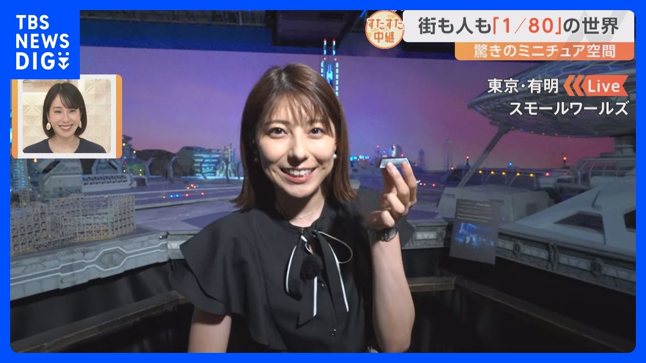 “小さい世界”の魅力を紹介！アジア最大級のミニチュアミュージアム『スモールワールズ』【すたすた中継】｜TBS NEWS DIG