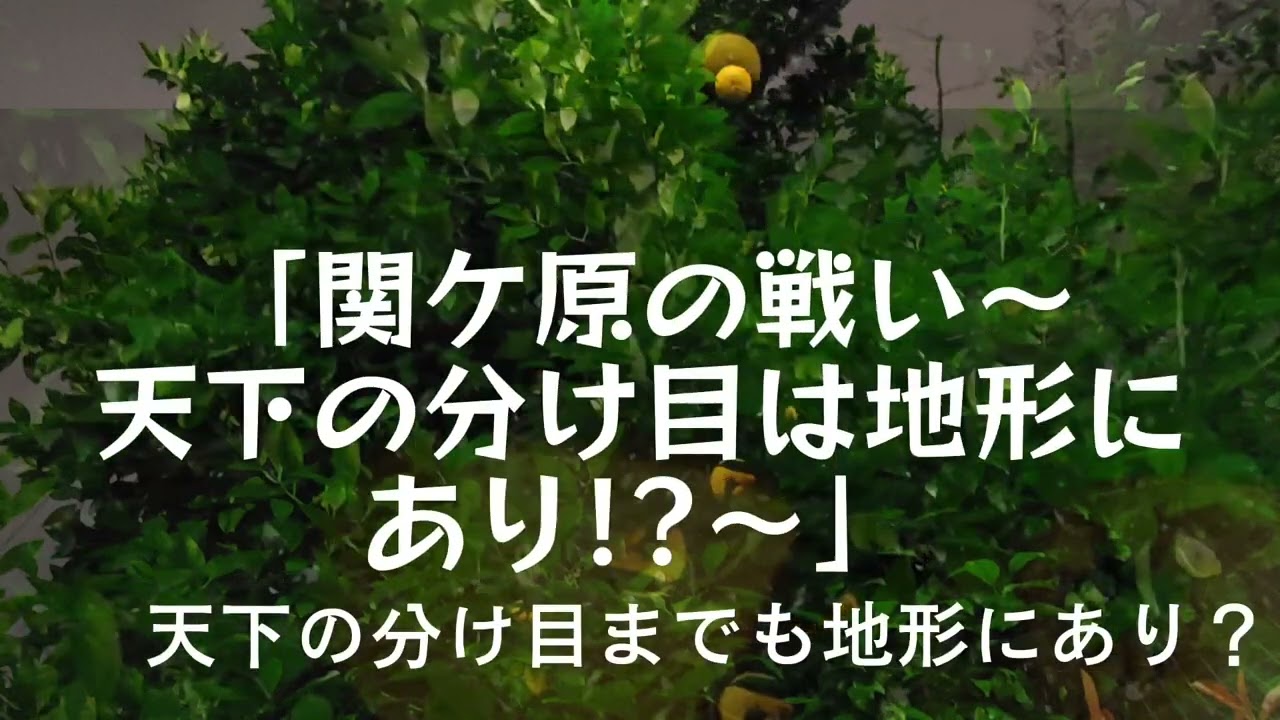 ブラタモリ「関ケ原の戦い〜天下の分け目は地形にあり!?〜」