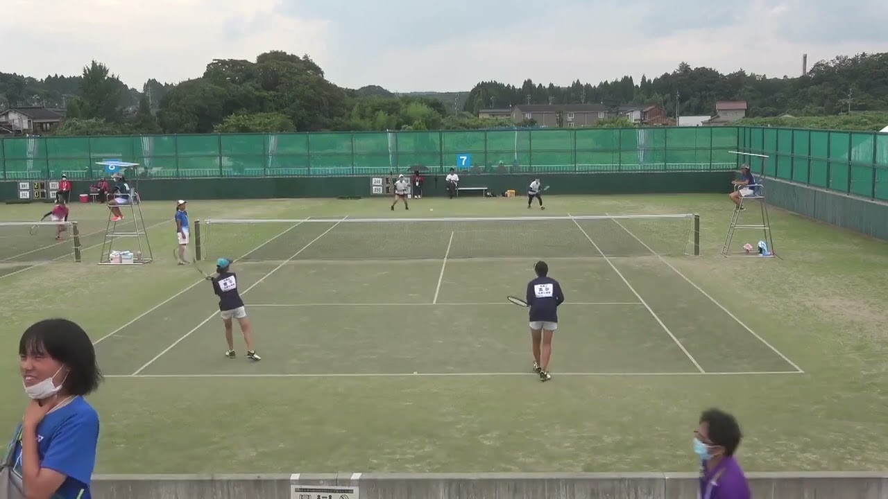 2021年IH ソフトテニス 女子個人2回戦 高貝ここあ・山内愛乃(秋田北・秋田) vs 真砂貴帆・番平希音(和歌山信愛・和歌山)