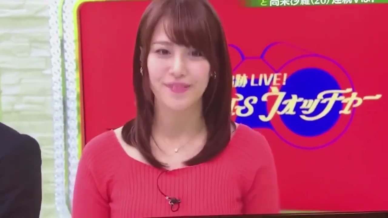 鷲見玲奈アナ　ジャンプ