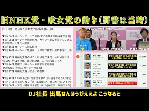 【ガーシー】DJ社長 出馬せんほうがええよ【立花孝志】