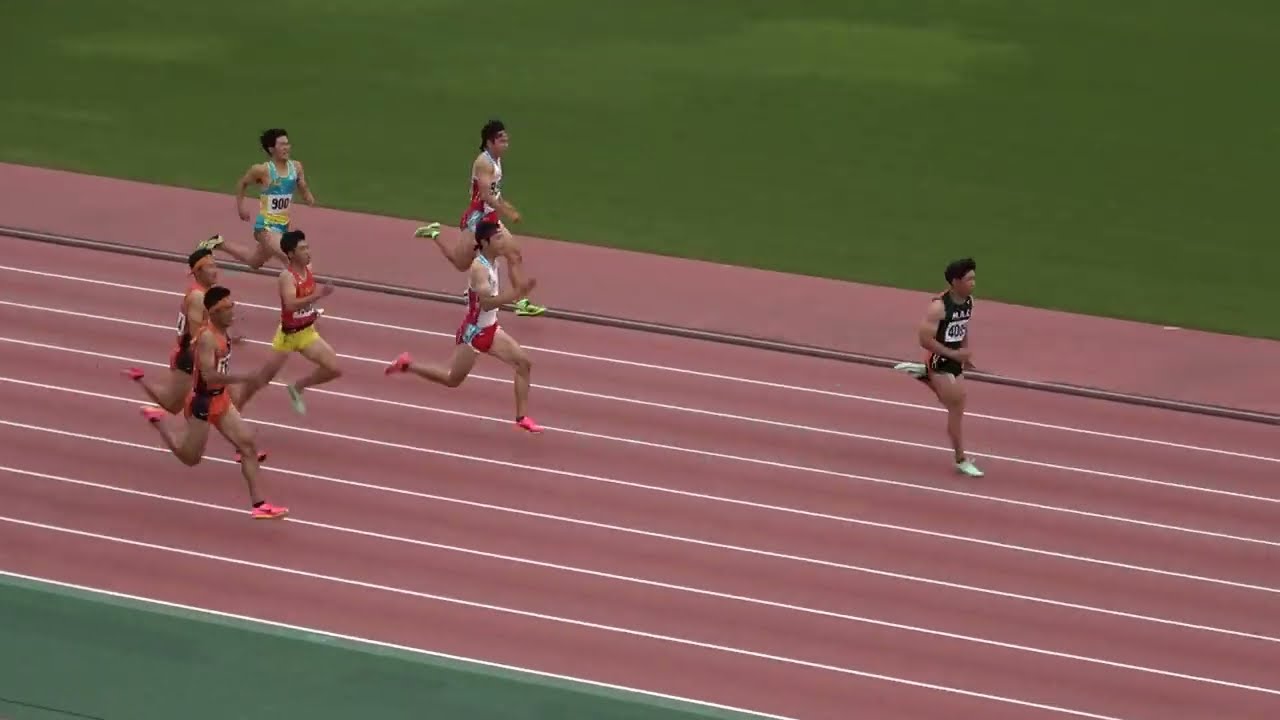 20230430141057宮崎県高校ジュニア男200ｍＡ決勝 倉澤 幹拡3/宮崎(宮崎ｱｽﾘｰﾄ)
