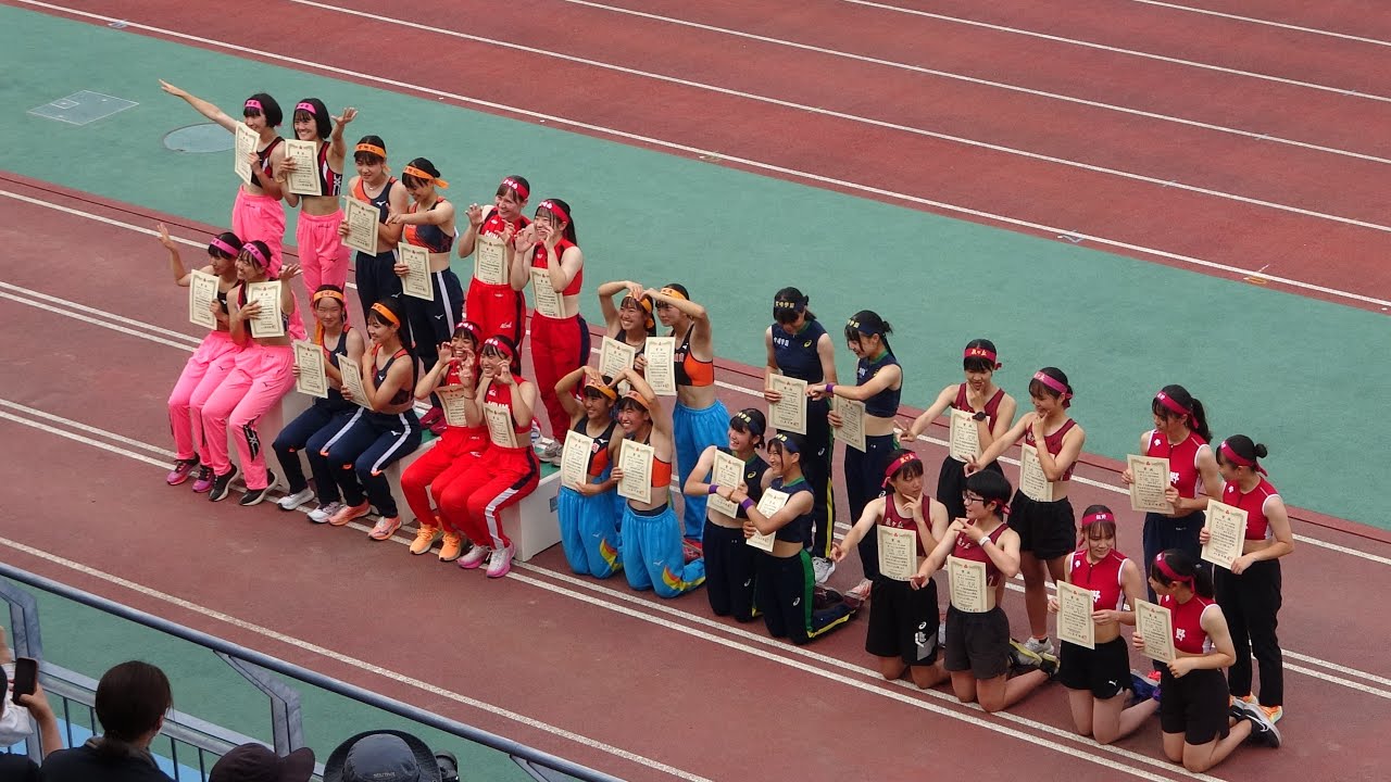 20230530 宮崎県高校総体 女子4×400mR決勝 （1.宮崎商業：3'49"70  大会新・2.宮崎北：3'57"53・3.宮崎南：4'05"18 ）