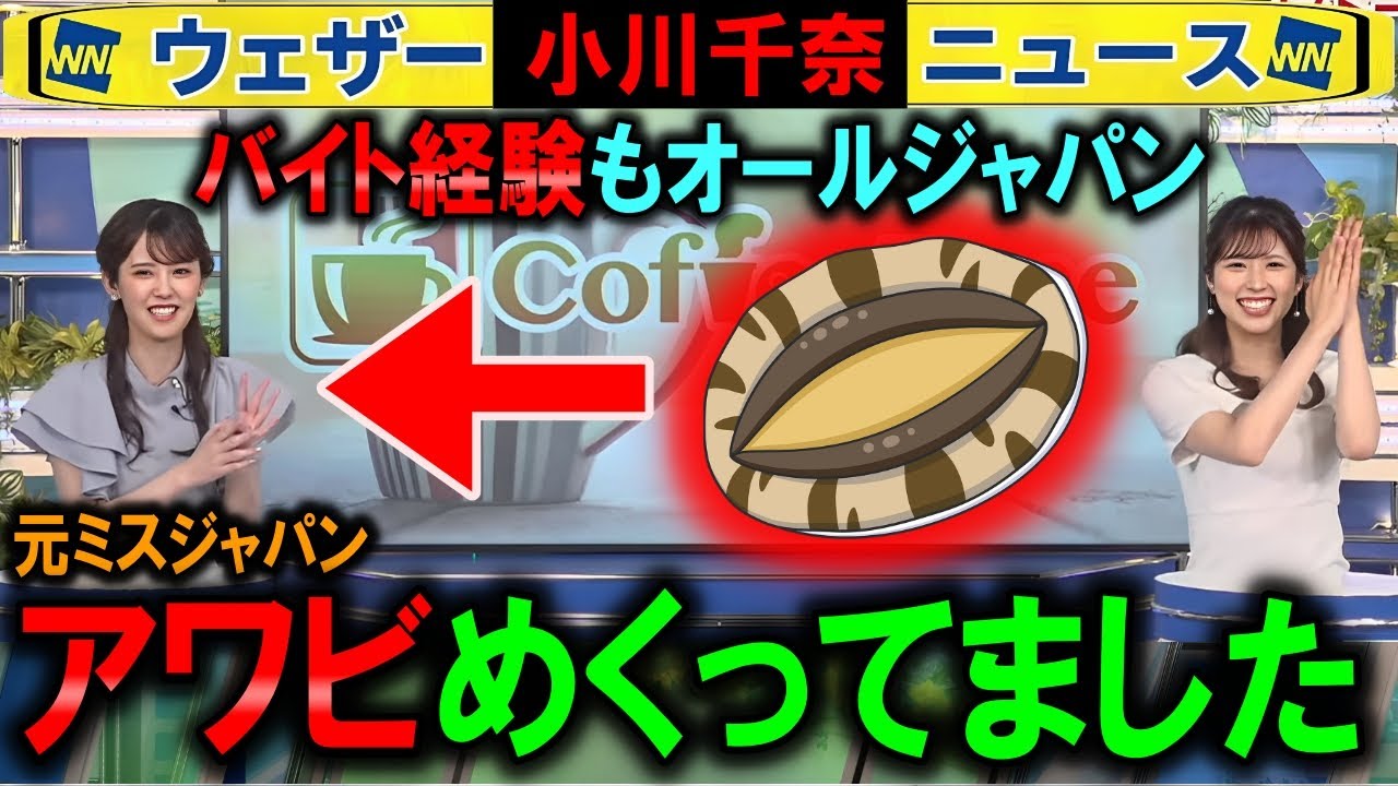 【小川千奈】元ミスジャパンはバイトもオールジャパン ウェザーニュース