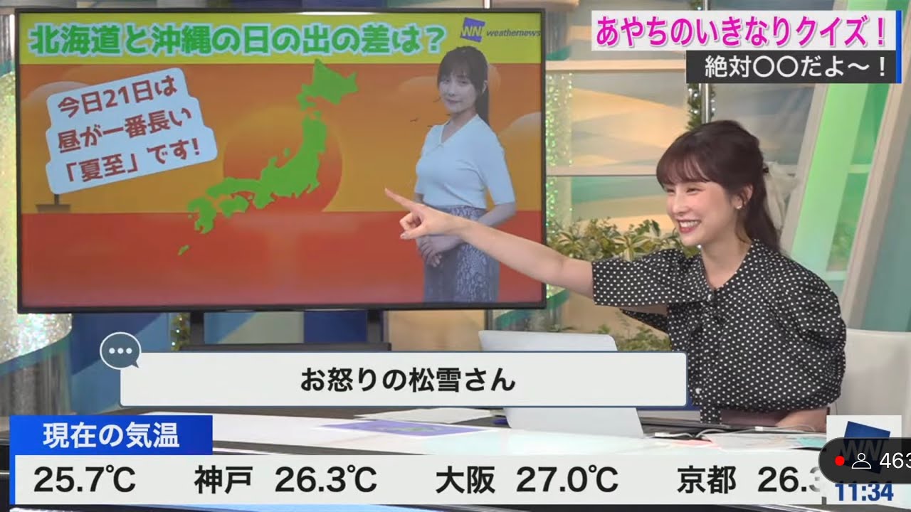 [松雪彩花]あやちさんのいきなりクイズ〜絶対〇〇だよ🎀〜