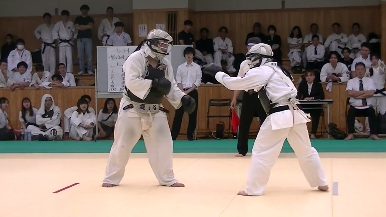 日本拳法2023西日本学生個人選手権大会 男子三段以上の部 決勝戦 小倉（龍大）VS宮澤（龍大）@nipponkenpo