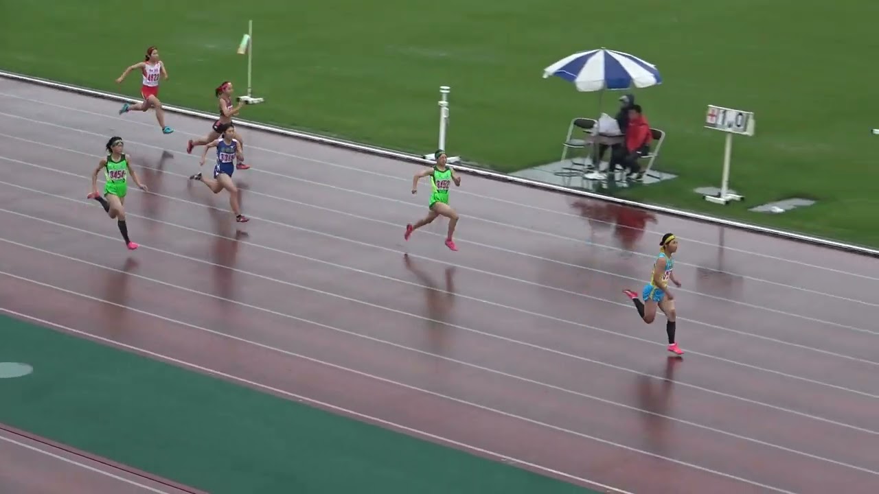20230610140324宮崎地区中学総体3女200ｍ決勝 赤星 未來3(檍)25"87  県大会標突