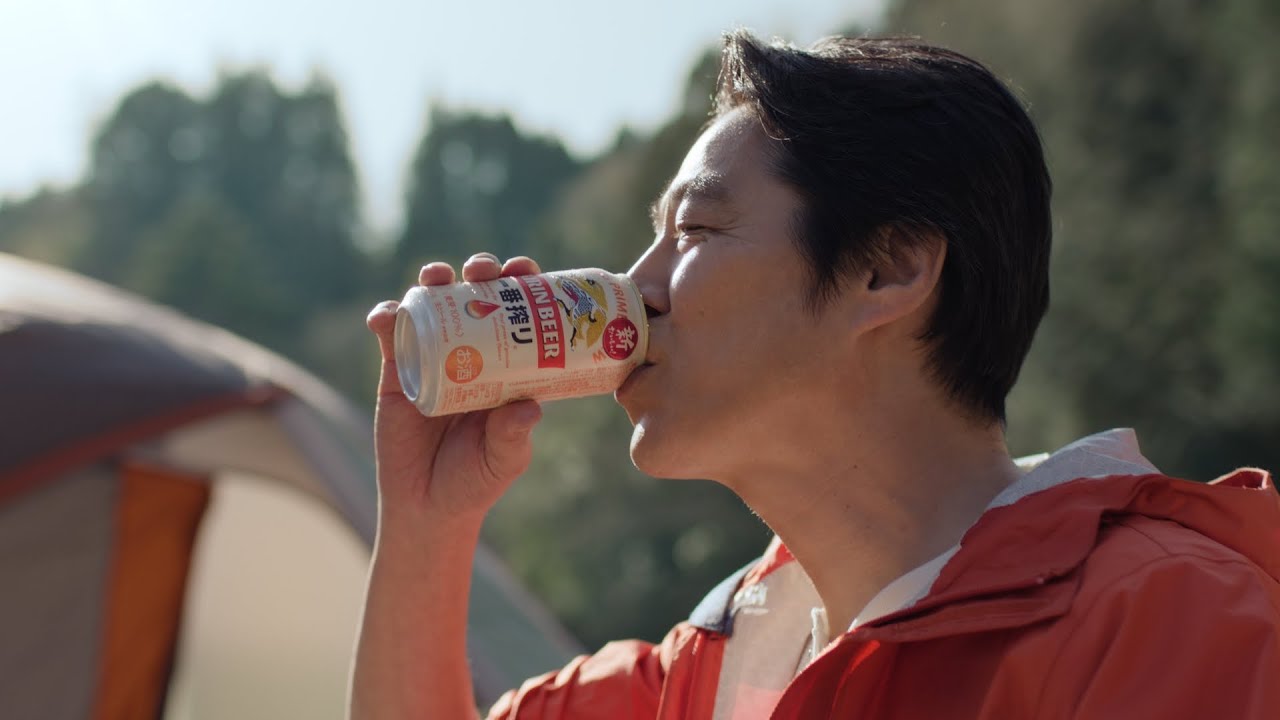 キリン一番搾り生ビール　堤真一　キャンプ篇　30秒