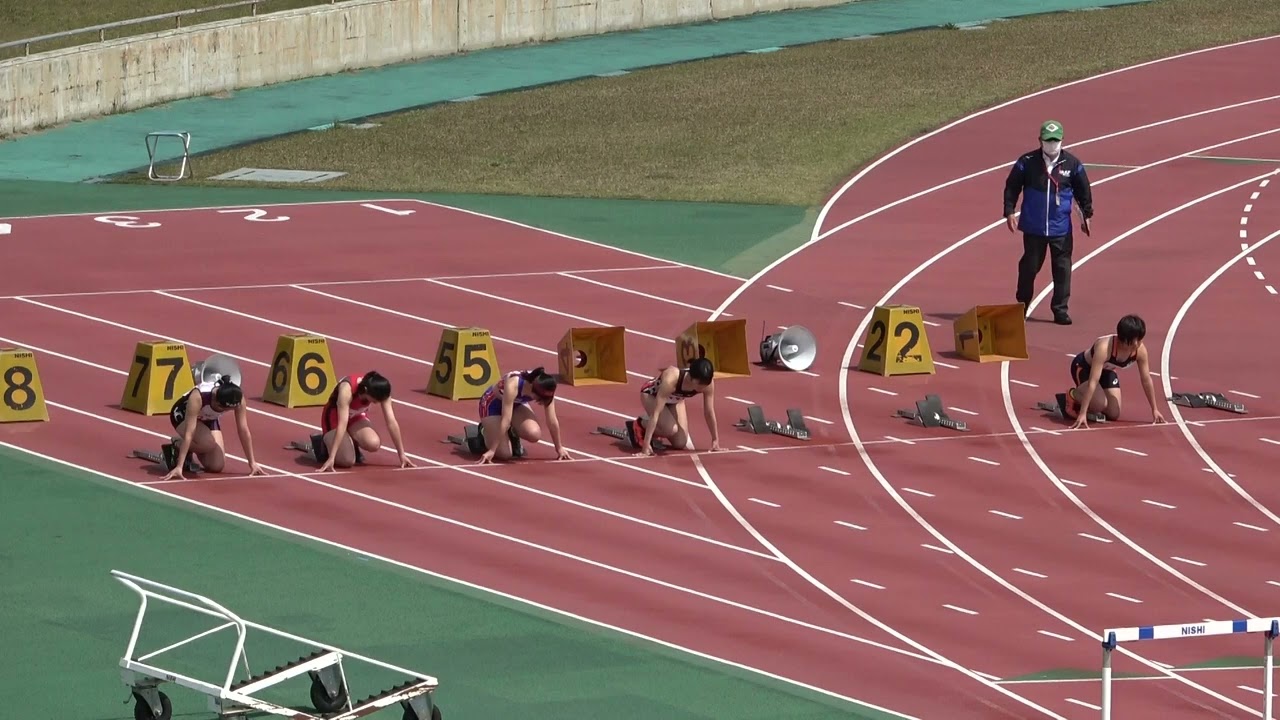20230318120208宮崎県記録会一高女100ｍH2組 神保 美有1/宮崎(日南高)