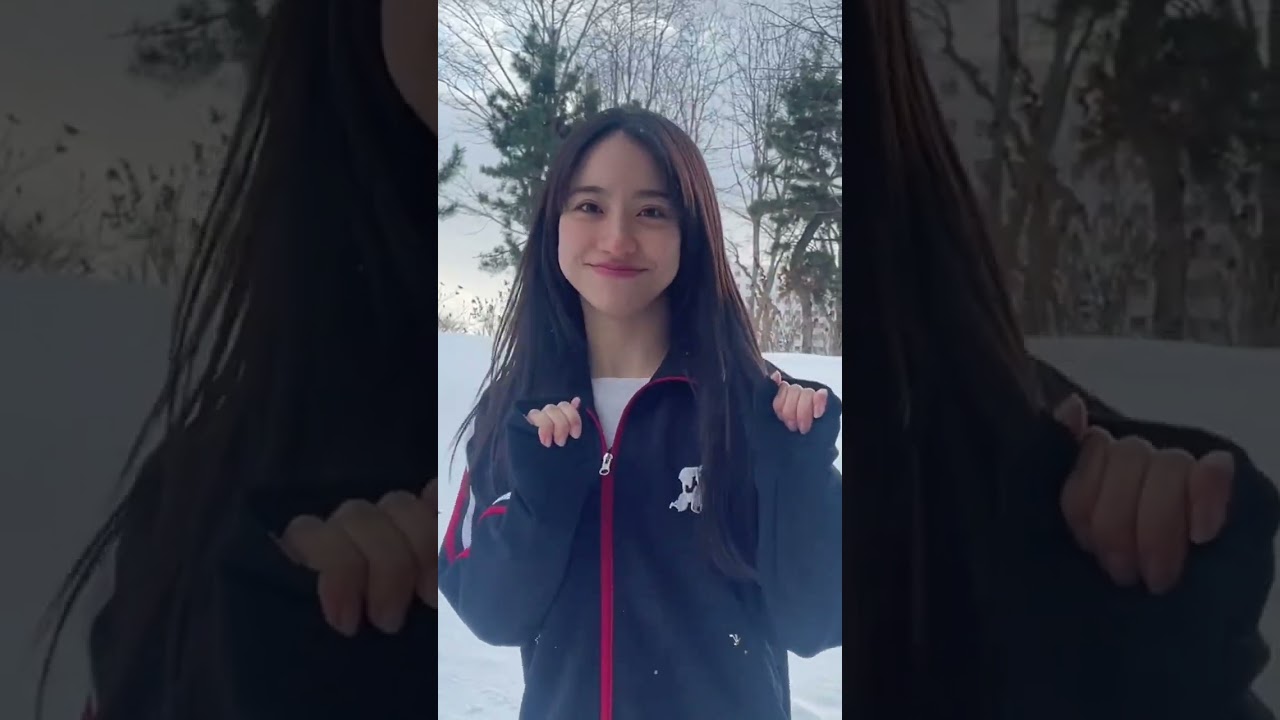 雪の中で #オトナブルー #Shorts #新しい学校のリーダーズ #ATARASHIIGAKKO  #OTONABLUE #首振りダンス #北海道