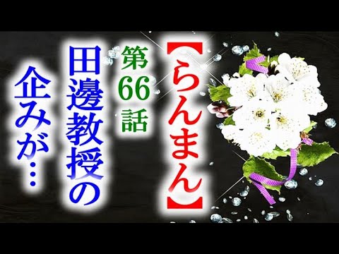 【らんまん】朝ドラ 第66話 東京に戻った万太郎だが田邊教授に……連続テレビ小説第65話感想