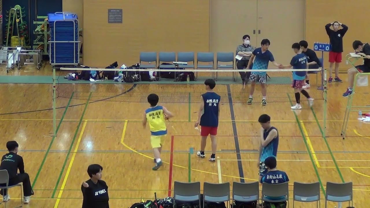 【Tokaido公立高校バドミントン交流試合（男子）】群馬１位vs西東京２位　～桐生市立商業vs都立東村山（第２ダブルス）～