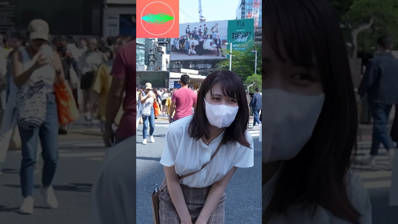 リモコンバ◯ブつけたまま、スクランブル交差点を渡ってみた #shorts