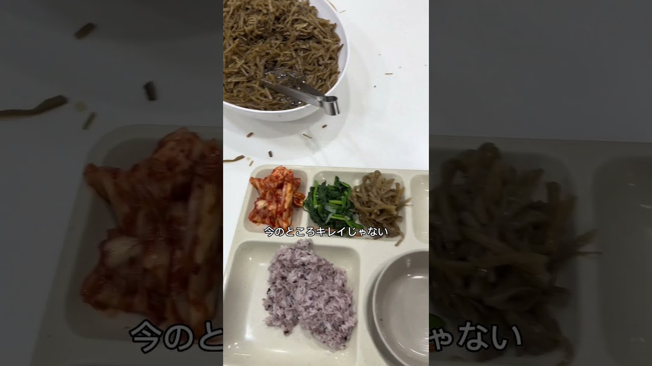 韓国の学食紹介 学食にずっと張り込んでたら追加メニューあるのを知った日の巻 #韓国 #점심 #학식 #とある日の学食イン韓国 #점심시간 #koreanfood #foodie #food