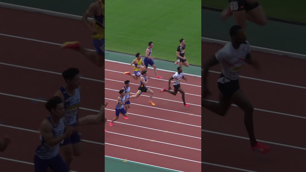 【セイコーGGP】男子100m世界王者フレッド・カーリー（アメリカ）が予選、決勝連続9秒台で優勝