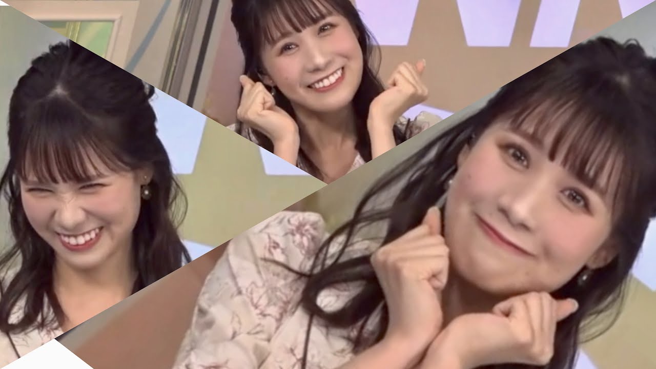 いろいろな顔を試されるみーちゃん。【戸北美月／ウェザーニュース切り抜き】2023.6.24 #316