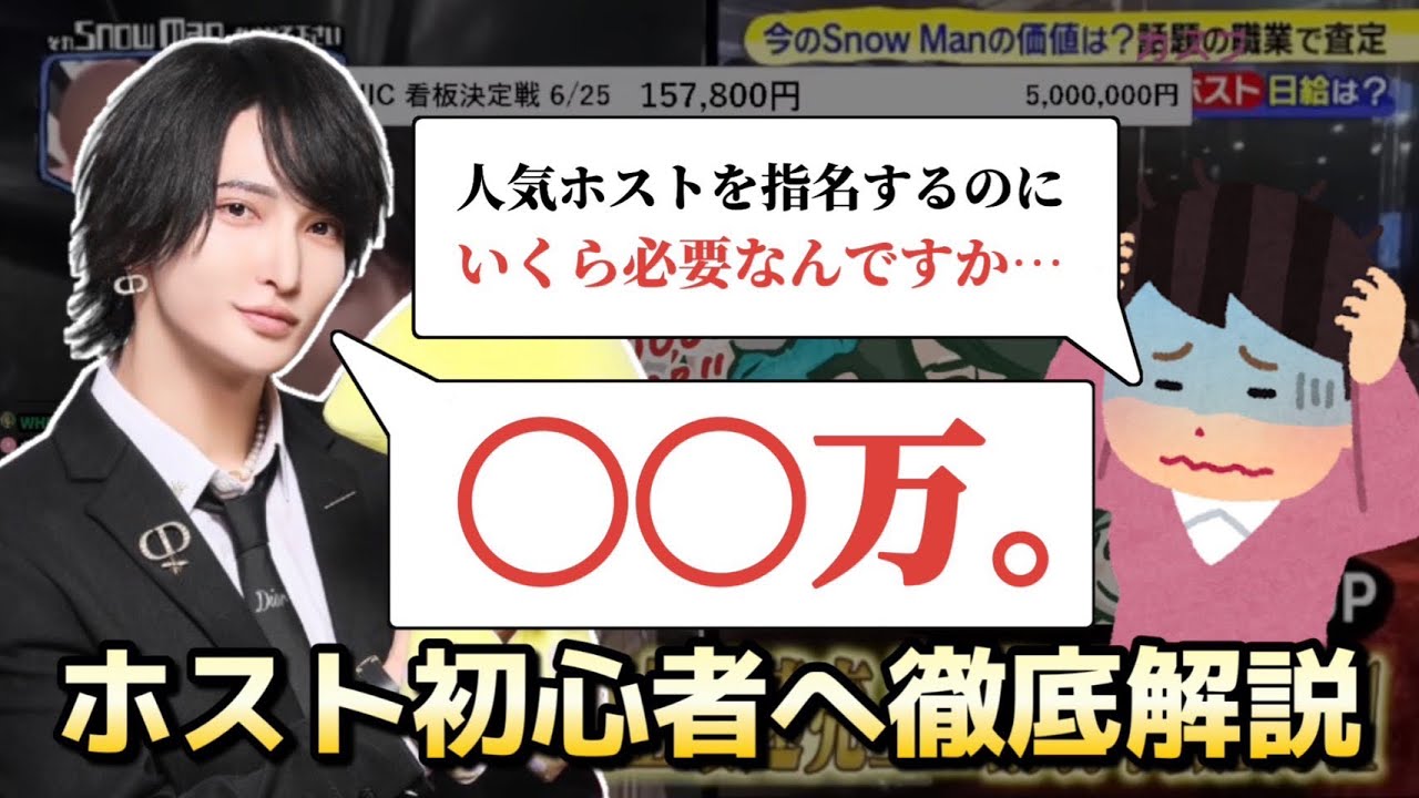 人気ホストを指名するのに何万円必要ですか？