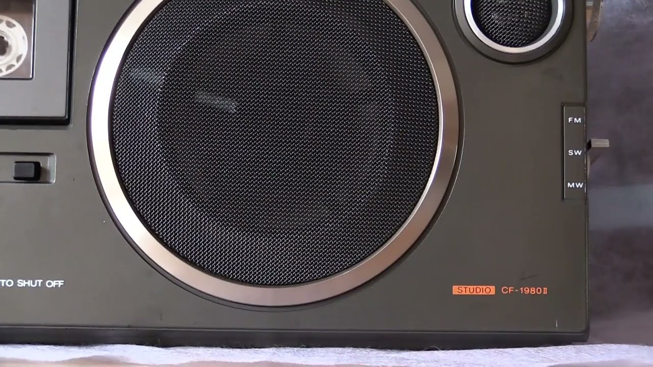 Sony モノラルラジカセ スタジオ CFｰ1980Ⅱ　№62