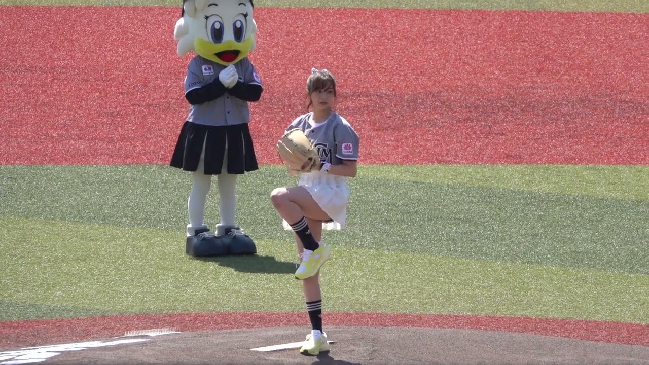 20230702 千葉ロッテマリーンズ対楽天イーグルス～菊池柚花の始球式～