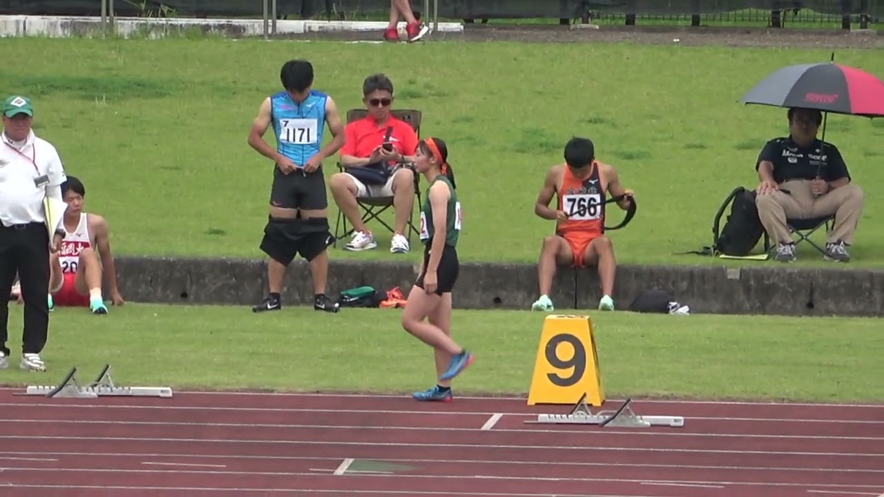 20230709145135宮崎県選手権女200m決勝 神山 菜々3(宮崎北高)25"29