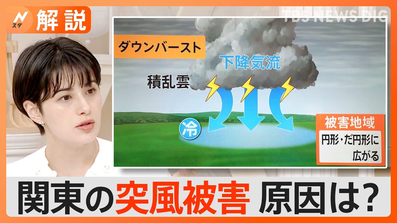 「竜巻だ」関東で連日“突風”被害、このような前触れに注意！【Nスタ解説】｜TBS NEWS DIG