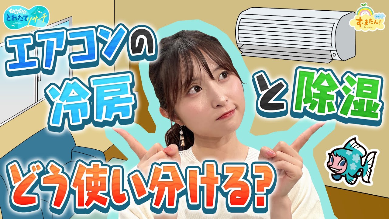 エアコン【冷房】【除湿】どう使い分ける？／とれたてリサーチ