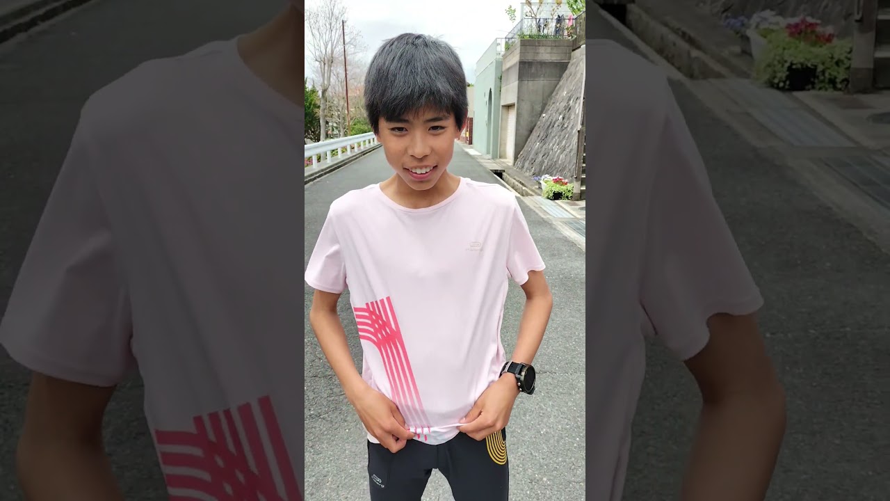 中学2年、陸上部、腹筋見せます。中学2年3000m9分29秒27！#中学陸上部 #中学陸上 #マラソン #ランニング #1500m #3000m