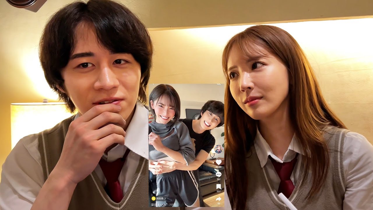 三上悠亜にふかだえいみさんとのTikTokの件で怒られました。