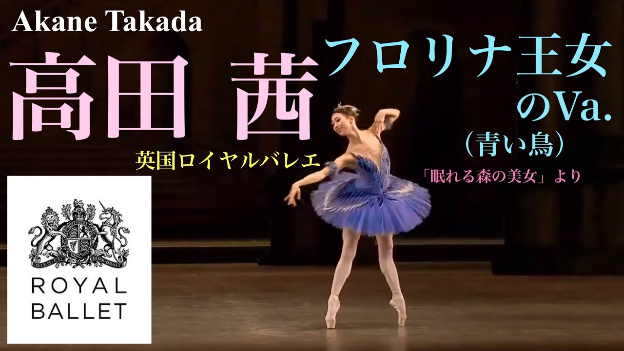 【ロイヤルバレエ】高田茜さんによる「フロリナ王女（青い鳥）」(ブルーバード)のVa. 日本の星です！#ballet #バレエ #royalballet