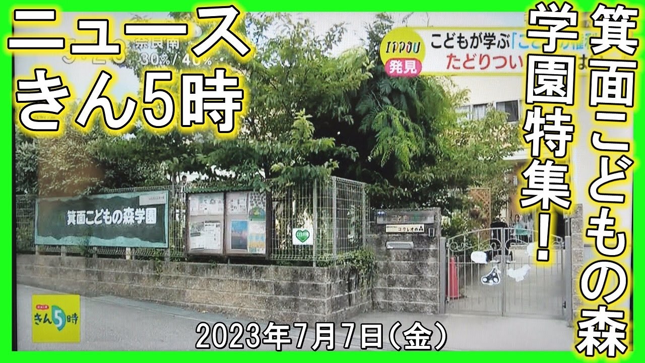 ニュースきん5時 2023年7月7日（金）放送