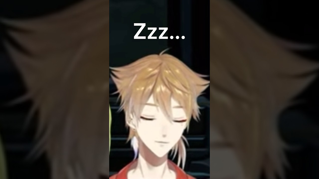睡魔に完全敗北する伏見ガク【#shorts】