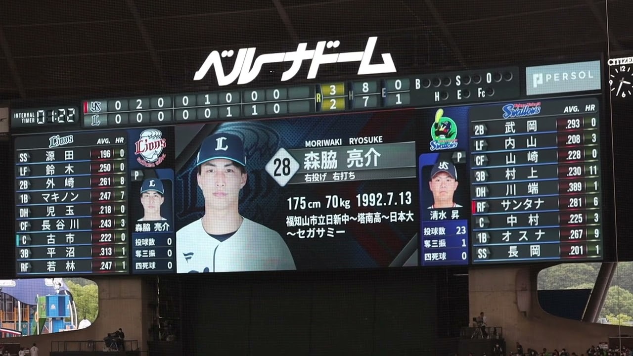 西武 森脇亮介 登場曲(2023.6.11)