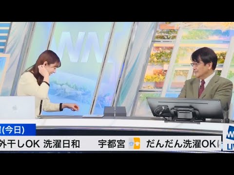 【高山奈々】超人的なスピードで計算する777【ウェザーニュースlive】