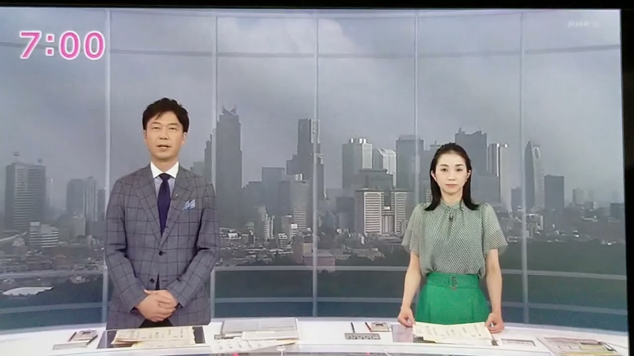 NHKニュース おはよう日本 7時台 日曜 OP