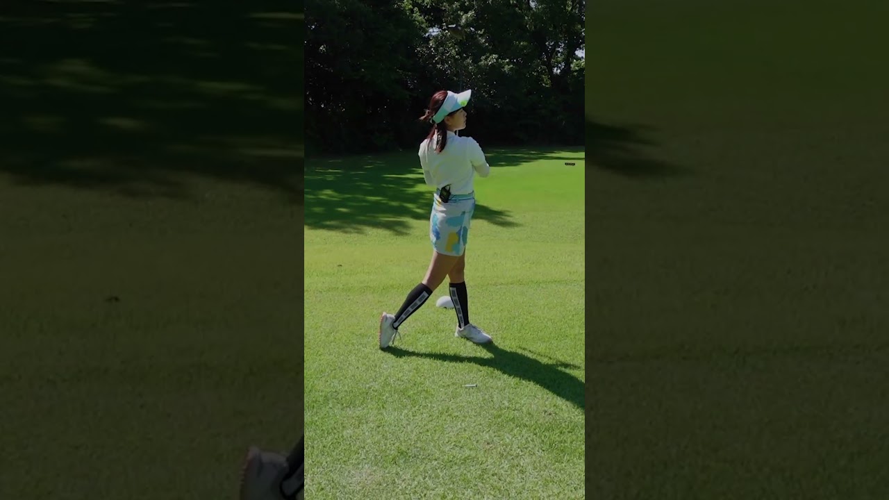 ラン出て驚き250y超え！CPGカントリーOUT2番#shorts #golf #ゴルフ #ゴルフ女子#山内鈴蘭