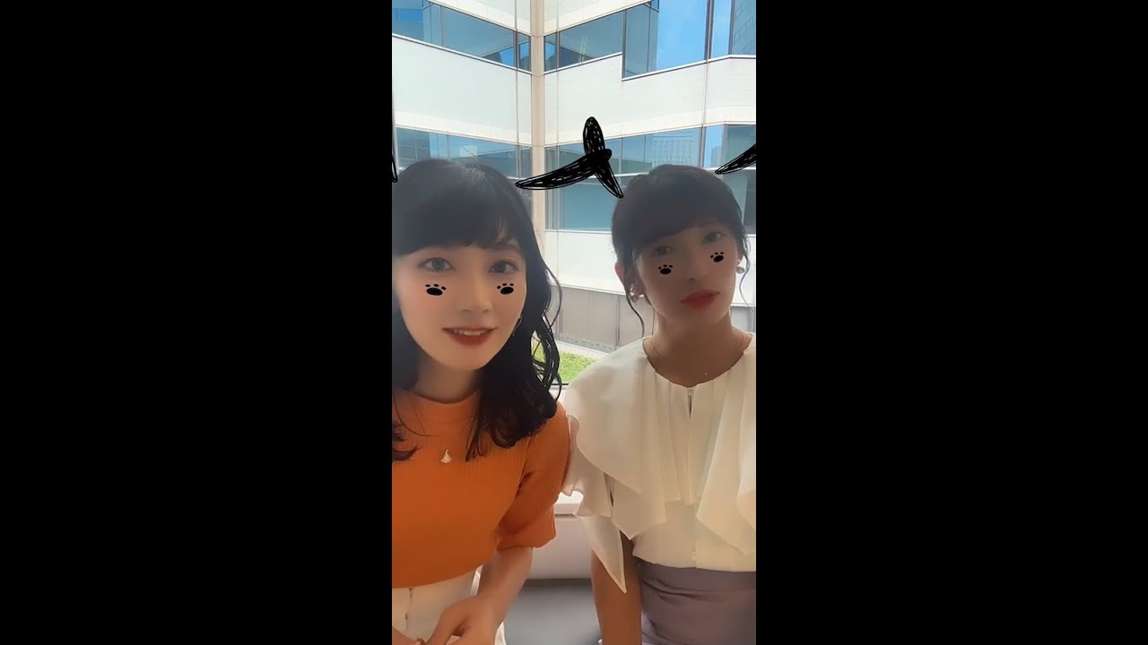 【山岸愛梨】インスタライブ　まさかのゲストさやっち！やったー☺️✨【檜山沙耶】　2023年7月14日