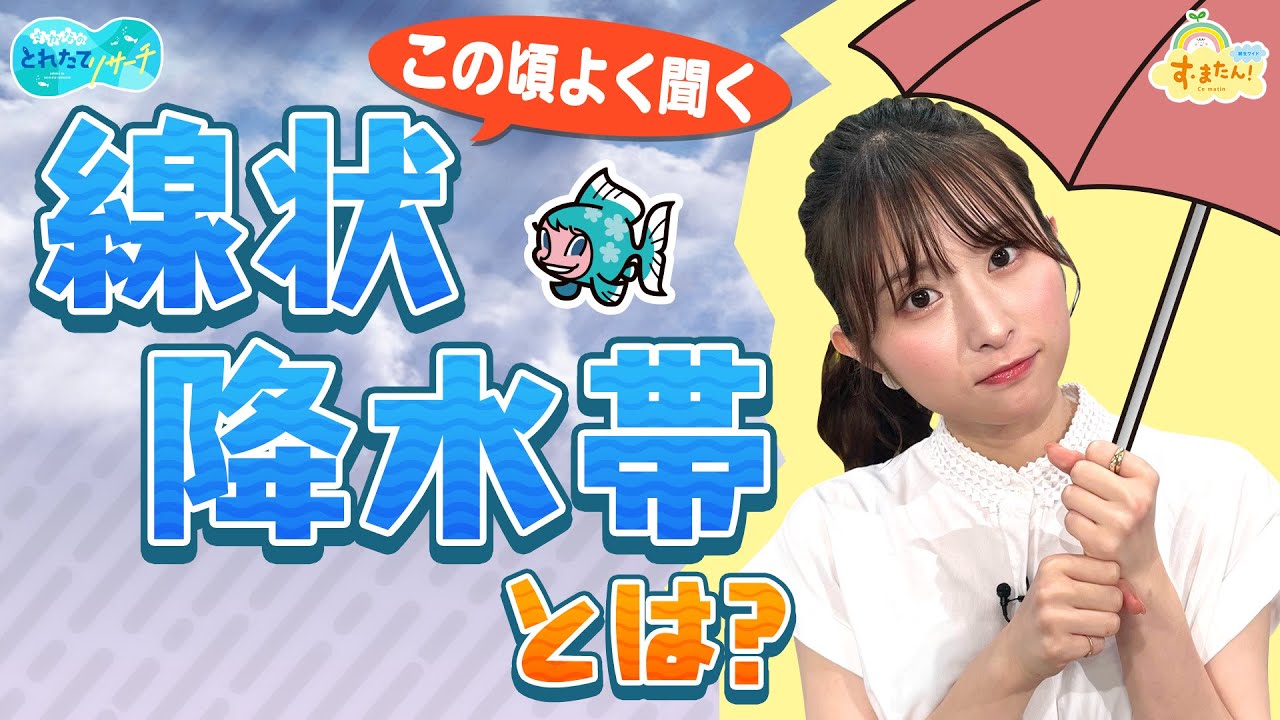 最近よく聞く【線状降水帯】とは？／とれたてリサーチ