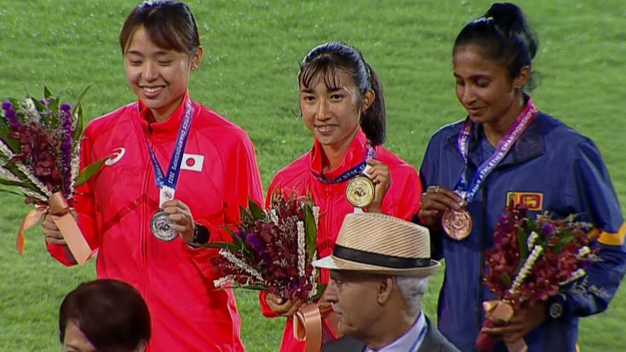 アジア選手権陸上バンコク大会2023 女子1500m 田中希実が大会新(4分06秒76)で金メダル、後藤夢が銀メダル