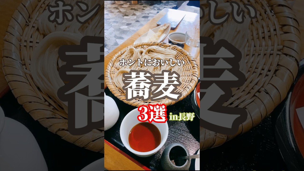 【長野グルメ】ホントにおいしい蕎麦3選✨ #長野グルメ #グルメ #2023年 #長野 #長野市 #長野観光 #shorts