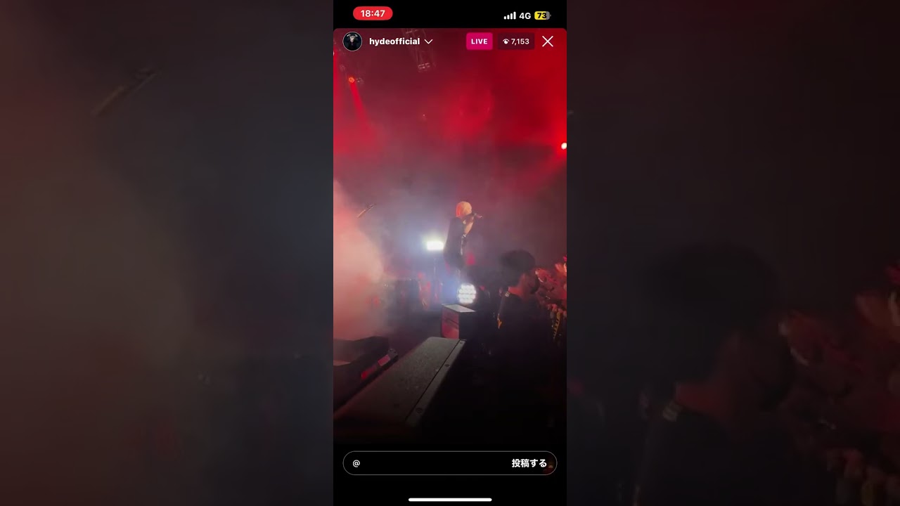 HYDE 新曲『BLEEDING』insta live