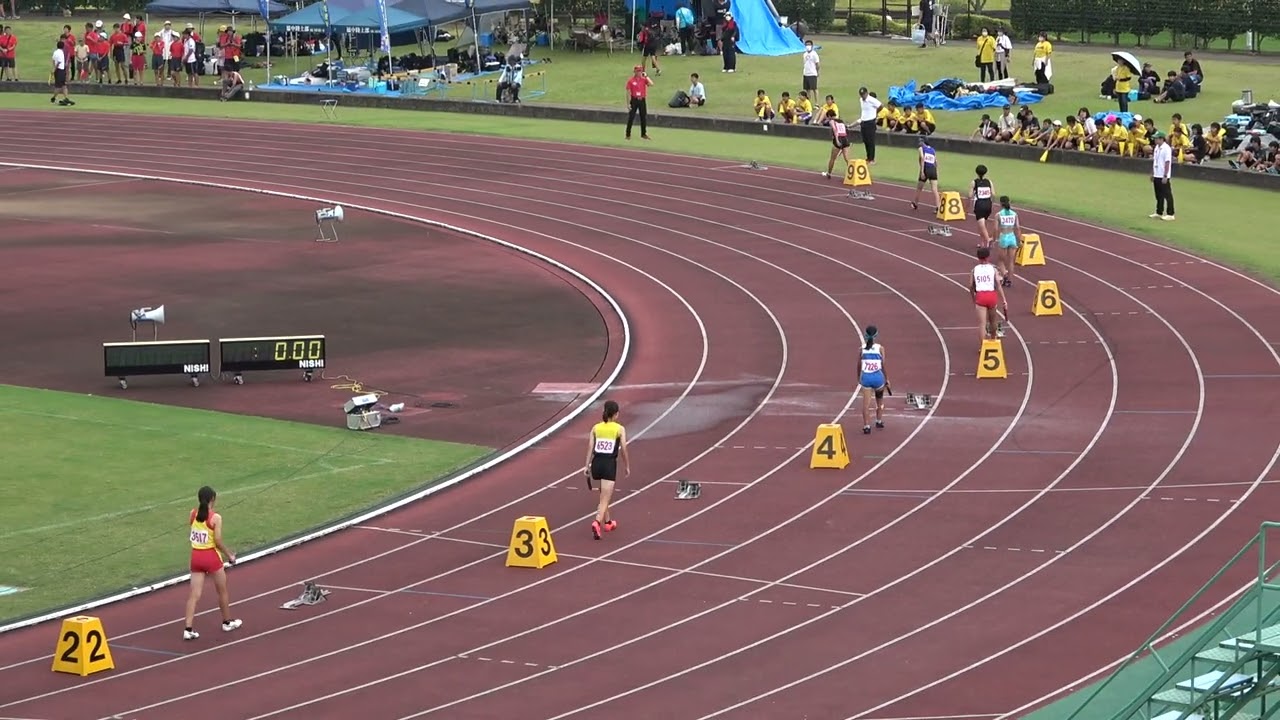 20230723143241宮崎県中学総体低女4×100ｍＲ決勝 大淀52"26：後藤 佑俐(2)・菊地 絢乃(1)・髙橋 心遙(1)・岩切 美里(2)