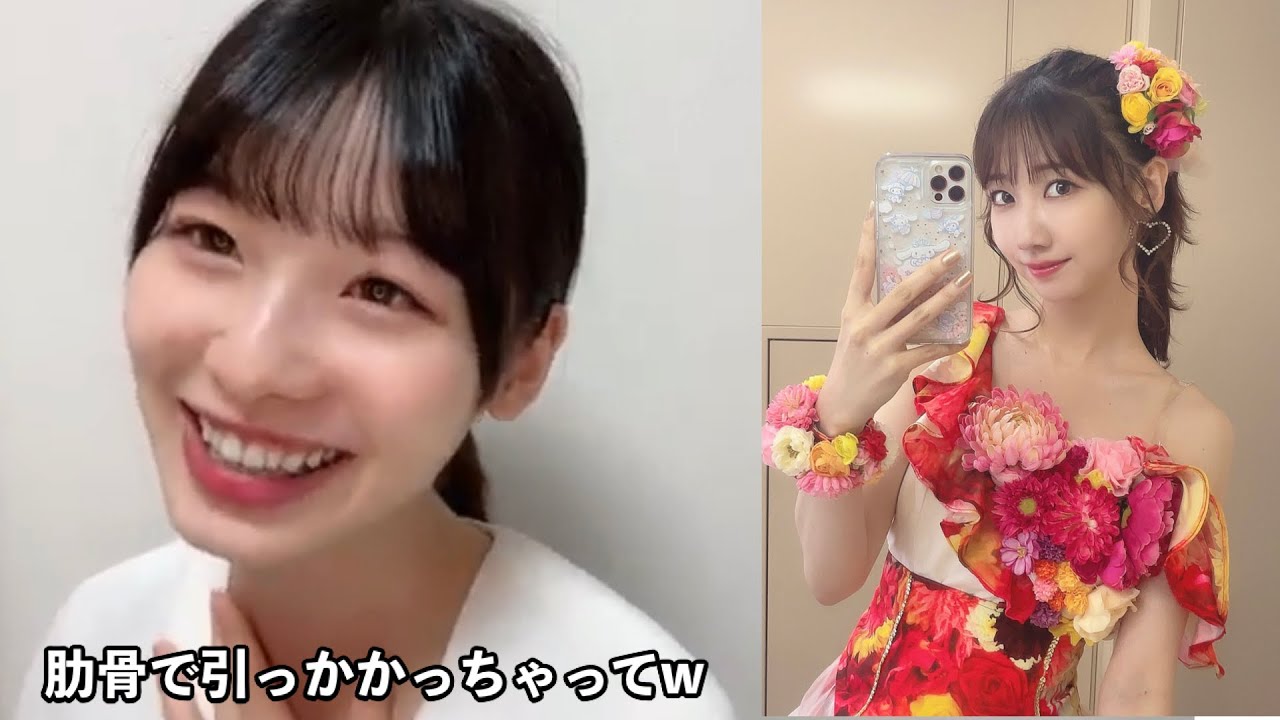 【浅井七海】ゆきりんさんの衣装は肋骨で引っかかって入らない
