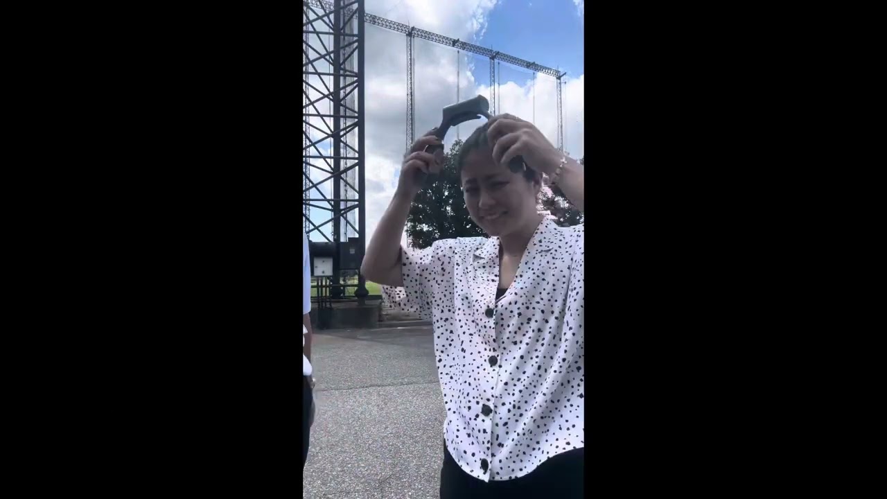 野口部長とみたぱんの暑さ対策