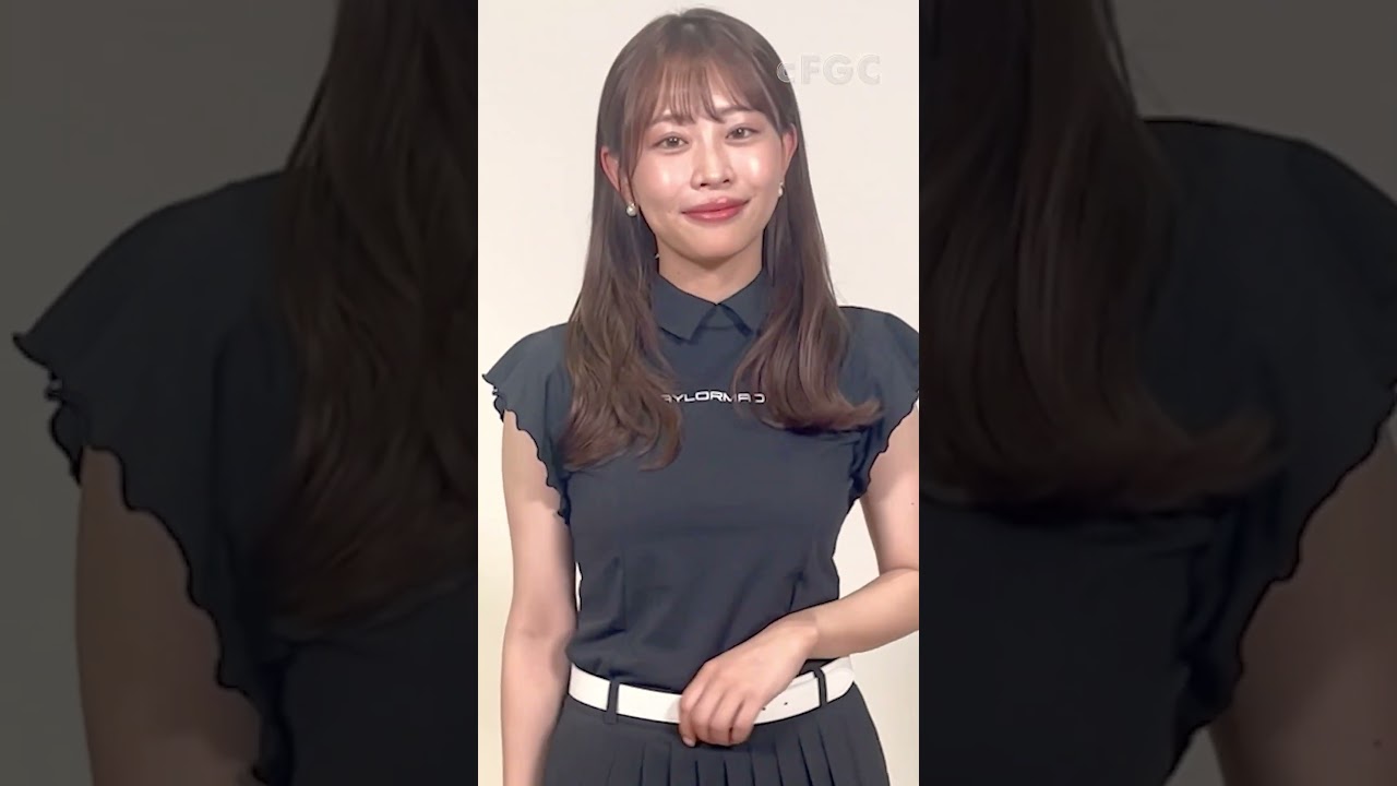 #高木由梨奈 のゴルフウェアコーデ23年6月① #golf #ゴルフ #ゴルフウェア #ゴルフ女子