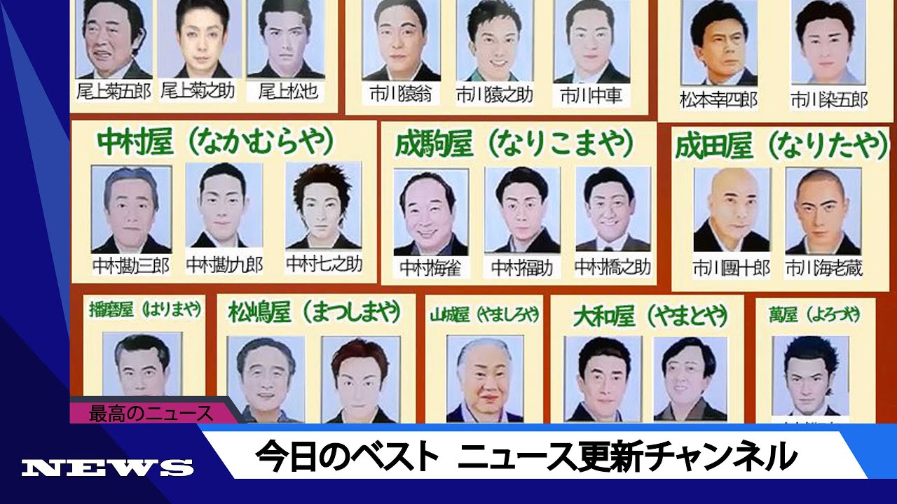 嫌いな歌舞伎役者ランキング…3位團十郎、2位猿之助を抑えた話題の1位は？ | ニュース 2023年8月12日 | #話題のニュース